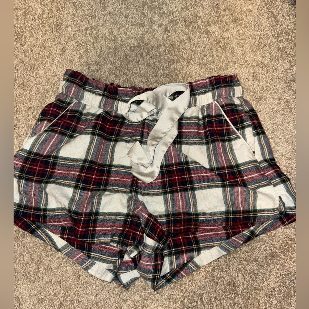 Abercrombie & Fitch Plaid Pajama Shorts